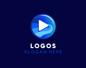Colorful - Media Player Button logo design