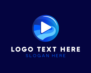 Mobile Application - Media Player Button logo design