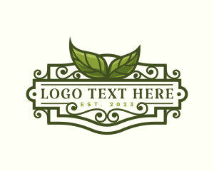 Floral - Natural Eco Leaf logo design