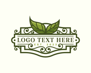 Relaxation - Natural Eco Leaf logo design