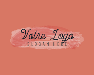 Watercolor - Feminine Watercolor Business logo design