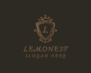 Premium - Ornament Crown Shield Luxury logo design