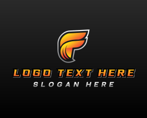Abstract - Esports Gaming App Letter F logo design