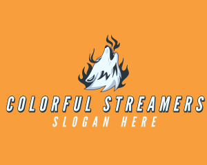 Wolf Game Streamer logo design