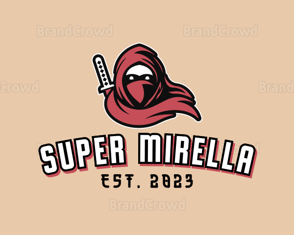 Ninja Warrior Character Logo
