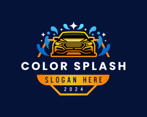 Car Wash Cleaning logo design