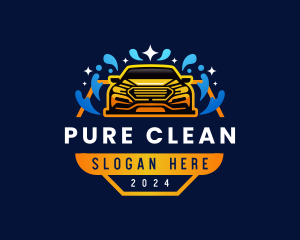 Car Wash Cleaning logo design