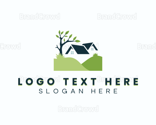 Home Lawn Landscaping Logo