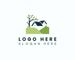 Home Lawn Landscaping Logo