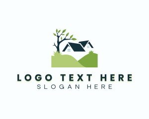 Grass - Home Lawn Landscaping logo design