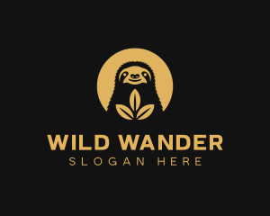 Sloth Wildlife Safari logo design