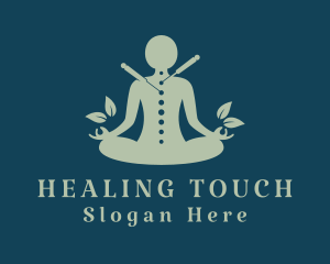 Meditation Guru Acupuncture logo design