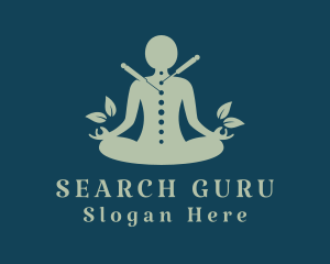 Meditation Guru Acupuncture logo design