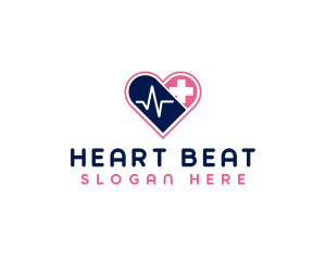 Medical Heart Beat logo design