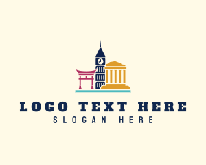 Tourist - Travel Tourist Landmarks logo design