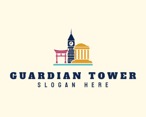 Travel Tourist Landmarks logo design