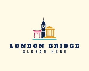 London - Travel Tourist Landmarks logo design