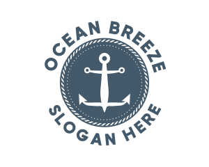 Nautical - Nautical Marine Anchor logo design