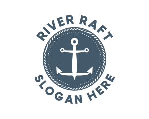 Nautical Marine Anchor logo design