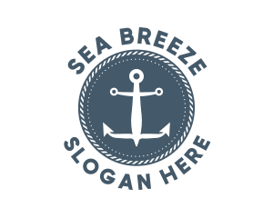 Nautical - Nautical Marine Anchor logo design