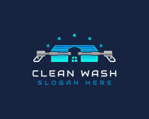 Pressure Washing Cleaning logo design