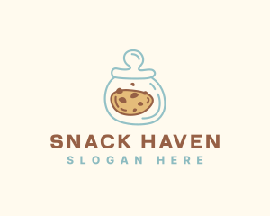 Cookie Jar Snack logo design