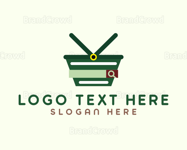 Online Shopping Search Logo