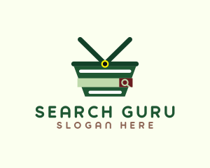 Online Shopping Search logo design