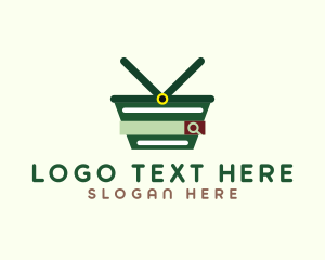 Minimart - Online Shopping Search logo design