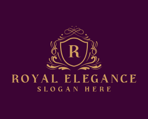 Elegant Royal Shield logo design