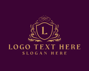 Wedding - Elegant Royal Shield logo design