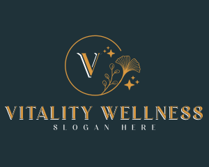 Golden Leaf Therapy logo design