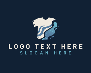 Printing - Clean Shirt Laundromat logo design