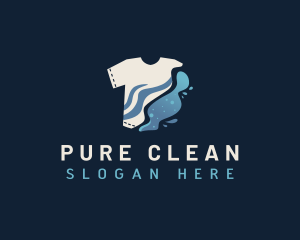 Clean Shirt Laundromat logo design