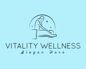 Massage Wellness Spa logo design