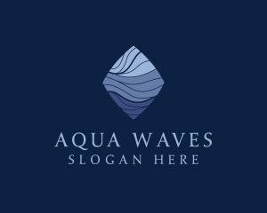 Diamond Wave Agency logo design