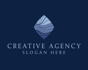 Agency - Diamond Wave Agency logo design