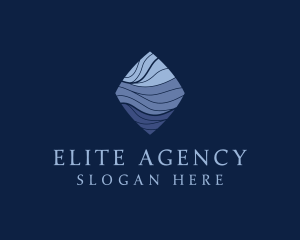 Agency - Diamond Wave Agency logo design