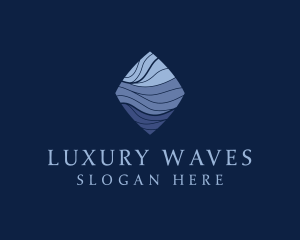 Diamond Wave Agency logo design