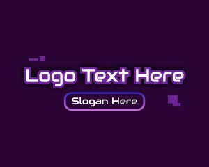 Hacker - Digital Tech Wordmark logo design