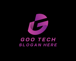 Gradient Tech Programmer logo design