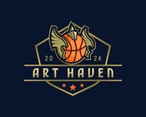 Basketball Team Tournament logo design