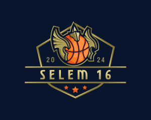 Basketball Ring - Basketball Team Tournament logo design