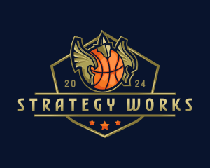 Basketball Team Tournament logo design