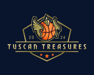 Basketball Team Tournament logo design