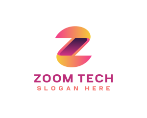 Cyberspace Tech Letter Z logo design