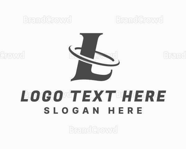 Professional Orbit Business Letter L Logo