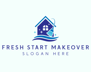 Makeover - Clean Housekeeping Sanitation logo design