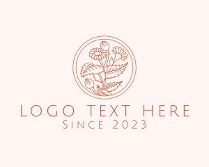 Tropical - Elegant Artisan Flower logo design