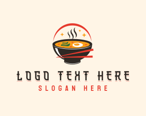 Garnish - Egg Soup Culinary logo design